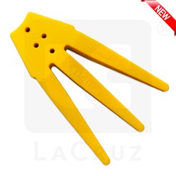 INTAPO100G - Recambio para escardador de dedos para viña - Ø 100 cm - versión amarilla