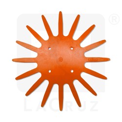INTAPO37A - Recambio para escardador de dedos para horticultura - Ø 37 cm - versión naranja