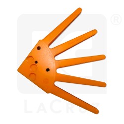 INTAPO54A - Recambio para escardador de dedos para viña - Ø 54 cm - versión naranja