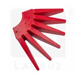 INTAPO70R - Recambio para escardador de dedos para viña - Ø 70 cm - versión roja